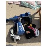 GOLF CLUB HEAD COVERS, ASSORTED BRANDS, INCLUDES