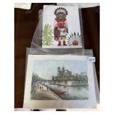 BRUCE TIMECHE HOPI KACHINA PRINT, G. DUCALLET