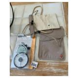 TRAVELON LUGGAGE SCALE, NIP, PLUS TWO TRAVEL NECK