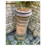 ARCHITECTURAL TERRA COTTA CHIMNEY POT,