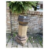 ARCHITECTURAL TERRA COTTA CHIMNEY POT, OCTAGONAL