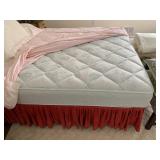 FULL SIZE MATTRESS, AND BOX SPRING  QUILTED TOP,