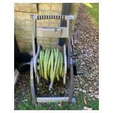 HOSE MOBILE GARDEN HOSE REEL CART, HAND CRANK,