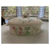 SHAFFORD HERBS & SPICES OVAL CASSEROLE DISH,