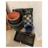 PLASTIC NURSERY POTS, PLASTIC PLANT TRAYS, GARDEN