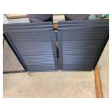 FOLDING PORTABLE RAMP, BLACK, TEXTURED SURFACE,