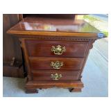 LEXINGTON FURNITURE NIGHTSTAND, THREE DRAWERS,