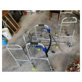 ASSORTED MEDICAL MOBILITY AIDS, WALKERS,