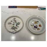 VILLEROY & BOCH BOTANICA PORCELAIN QUICHE DISH,