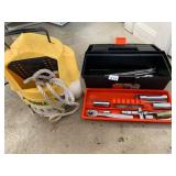 BLACK & DECKER TOOLBOX W/ ASSORTED SOCKETS,