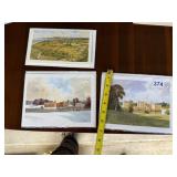 COLIN TUFFREY WATERCOLOR PRINTS, LEEDS CASTLE