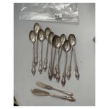 1881 ROGERS ONEIDA LTD SILVERPLATE FLATWARE,