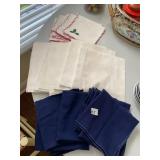 ASSORTED LINEN NAPKINS, INCLUDES MONOGRAMMED