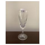 WATERFORD CRYSTAL CHAMPAGNE FLUTE, CUT GLASS