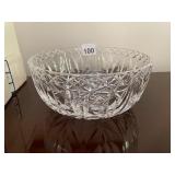 WATERFORD CRYSTAL BOWL, DEEP DIAMOND CUT PATTERN,