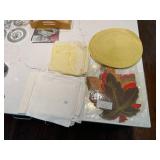 ASSORTED TABLE LINENS, EMBROIDERED NAPKINS, WOVEN