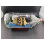 7" MODEL SHIP IN BOTTLE