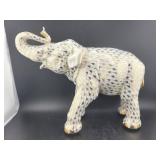 HEREND PORCELAIN FIGURINE - LARGE ELEPHANT -
