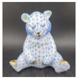 HEREND PORCELAIN FIGURINE - BEAR - 3 1/2 INCH