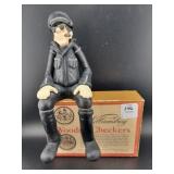WILLIAMSBURG WOODEN CHECKERS SET AND MANNING
