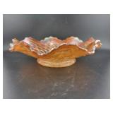 MARIGOLD  DUGAN CARNIVAL GLASS IRIDESCENT 6" BOWL