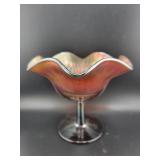 FENTON CARNIVAL GLASS 5" COMPOTE