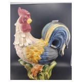12" CERAMIC ROOSTER FIGURINE