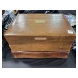 (2) EMPTY FLATWARE STORAGE BOXES