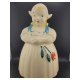 SHAWNEE DUTCH GIRL WITH TULIP COOKIE JAR