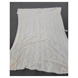 82" X 100" TATTED BEDSPREAD