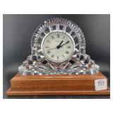 WATERFORD CRYSTAL MANTLE CLOCK