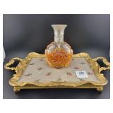 DRESSER TRAY AND RALPH LOREN COLOGNE