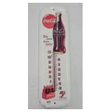 REPRO COCA-COLA TIN THERMOMETER