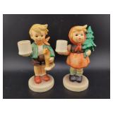 2 HUMMEL FIGURINES "ADVENT CANDLE HOLDER -