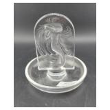 LALIQUE CRYSTAL RING/JEWELRY TRAY