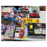 COLLECTION OF DIE CAST AND TOY CARS, NASCAR AND