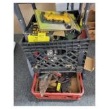 ASSORTED TOOLS, TROWELS, ETC.