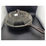 GRISWOLD NO. 80 CAST IRON SKILLET W/NON