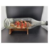 11" MODEL SHIP IN BOTTLE
