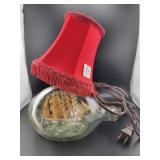 MODEL SHIP IN BOTTLE BED SIDE LAMP