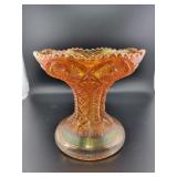CARNIVAL GLASS MARIGOLD BOWL STAND - 5"
