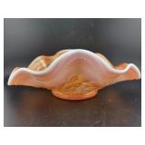 DUGAN BEADS AND SCALES 7" MARIGOLD BOWL