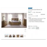 NORTHRIDGE "WREN" QUEEN SIZE BEDROOM SUIT: LIGHT