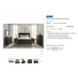 NORTHRIDGE "WREN" QUEEN SIZE BEDROOM SUIT: DARK