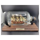 "FRAGATA ESPANOLA" 9" MODEL SHIP IN BOTTLER WIT