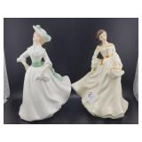 (2) ROYAL DOULTON FIGURINES: SPRING MORNING