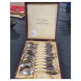 SET OF 12 AXEL SUNDBERG DEMITASSE SPOONS