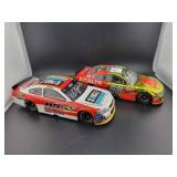 (2) NASCAR DIECAST CARS - AUTOGRAPHED ONE IS #88 A