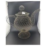 WIRE TEA POT EGG BASKET