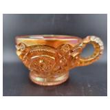 IMPERIAL MARIGOLD CARNIVAL GLASS FASHION PUNCH
